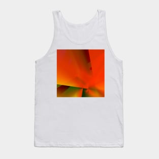 red marron orange abstract texture Tank Top